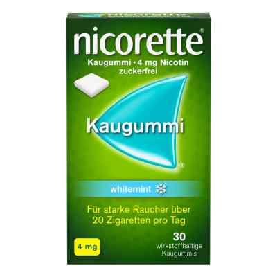 Nicorette 4 mg whitemint guma do żucia 30 szt. od Johnson & Johnson GmbH (OTC) PZN 07353629