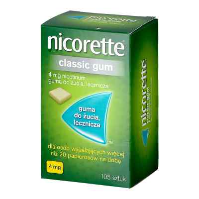 Nicorette Classic Gum guma do żucia 105  od MCNEIL AB PZN 08300396