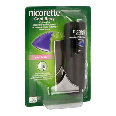 Nicorette Cool Berry aerozol do stosowania w jamie ustnej 150  od MCNEIL AB PZN 08300242