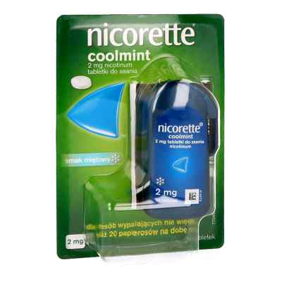 Nicorette Coolmint tabletki do ssania 20 od MCNEIL AB PZN 08300467