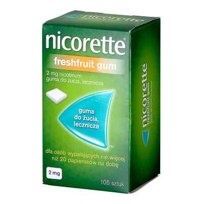 Nicorette FreshFruit guma do żucia 105  od MCNEIL AB PZN 08300670