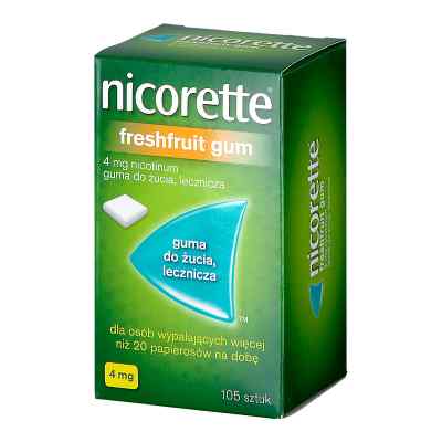 Nicorette FreshFruit guma do żucia 105  od MCNEIL AB PZN 08300671