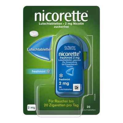 Nicorette freshmint 2 mg pastylki do ssania 20 szt. od Johnson & Johnson GmbH (OTC) PZN 09633899