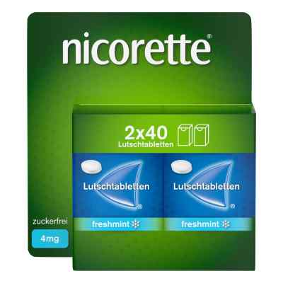 Nicorette freshmint 4 mg pastylki do ssania 80 szt. od Johnson & Johnson GmbH (OTC) PZN 10933968