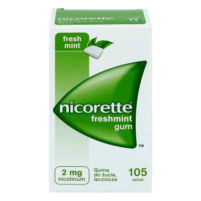 Nicorette Freshmint guma 105 od PFIZER HEALTH AB PZN 08300582