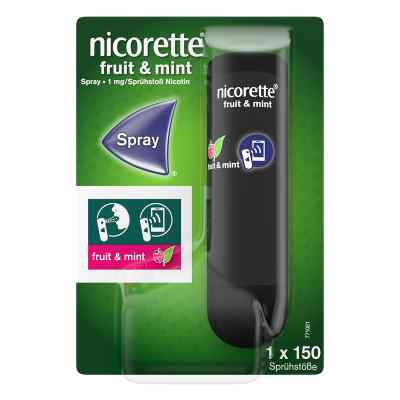 Nicorette Fruit & Mint Spray 1 Mg/sprühstoß Nfc 1 szt. od Johnson & Johnson GmbH (OTC) PZN 18215126