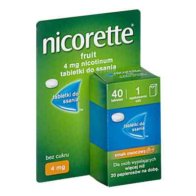 Nicorette Fruit tabletki 40  od  PZN 08305157