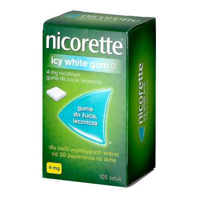 Nicorette Icy White guma do żucia 105  od MCNEIL AB PZN 08300673