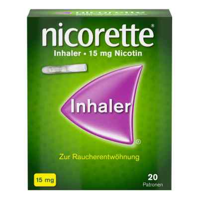 Nicorette inhalator 15mg 20 szt. od Johnson & Johnson GmbH (OTC) PZN 09267911