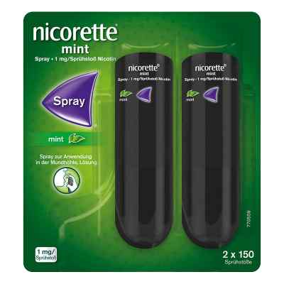 Nicorette Mint 1 mg spray 2 szt. od Johnson & Johnson GmbH (OTC) PZN 14333277
