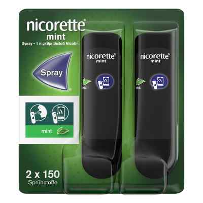 Nicorette Mint Spray 1 Mg/sprühstoß Nfc 2 szt. od Johnson & Johnson GmbH (OTC) PZN 18215155