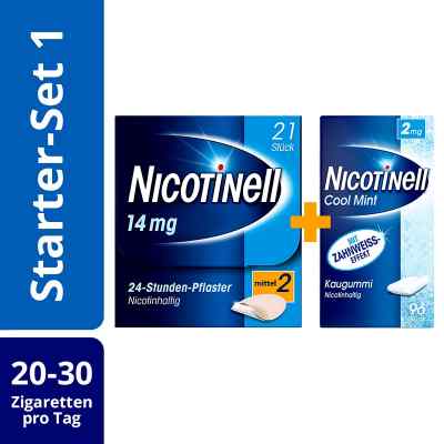 Nicotinell Starter Set 1: 20-30 Zigaretten täglich 1 szt. od GlaxoSmithKline Consumer Healthc PZN 08100795