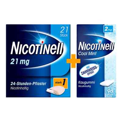 Nicotinell Starter Set 2: plastry + gumy do żucia