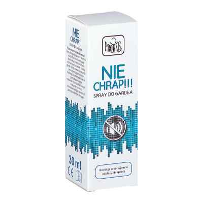 Nie Chrap spray do gardła 30 ml od PRZEDSIĘBIORSTWO FARMACEUTYCZNE  PZN 08301920