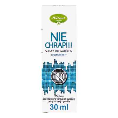 Nie Chrap spray do gardła 30 ml od POZNAŃSKIE ZAKŁ. ZIELARSKIE 