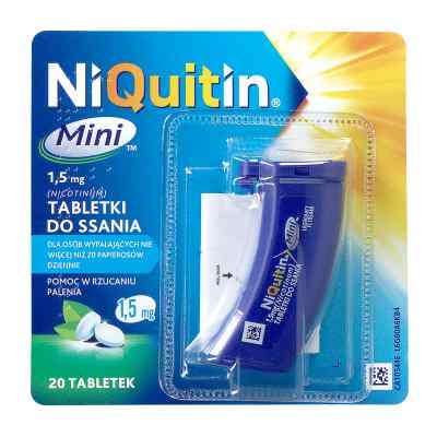 NiQuitin Mini tabletki 20  od CATALENT UK PACKAGING LTD. PZN 08301877
