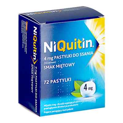 Niquitin pastylki 72 od CATALENT UK PACKAGING LTD. PZN 08303547