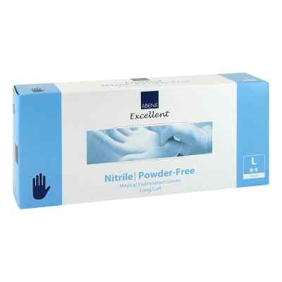 Nitril Handschuhe puderfrei x-lang large 100 szt. od ABENA GmbH PZN 04650953