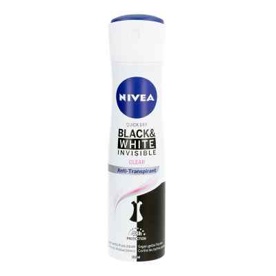 Nivea Invisible Clear black & white antyperspirant w sprayu 150 ml od Beiersdorf AG/GB Deutschland Ver PZN 11325343