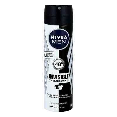 Nivea Men Deo Spray invisible black & white power 150 ml od Beiersdorf AG/GB Deutschland Ver PZN 11325981