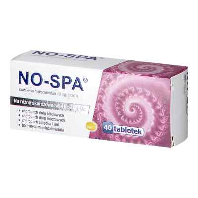 No-Spa 40 mg tabletki 40  od SANOFI AVENTIS SP. Z O.O. ODDZIA PZN 08300117