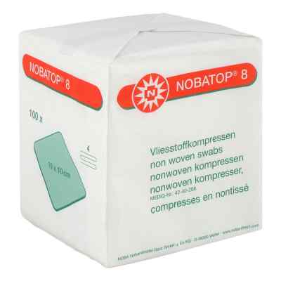 Nobatop 8 Kompressen 10x10cm unsteril