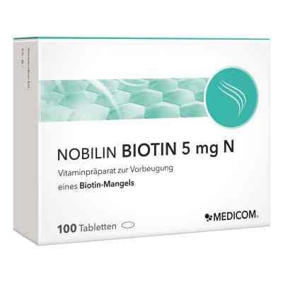 Nobilin Biotin 5 mg N tabletki 100 szt. od Medicom Pharma GmbH PZN 05541640