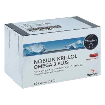 Nobilin Krilloel Omega 3 Plus kapsułki 2X60 szt. od Medicom Pharma GmbH PZN 06404566