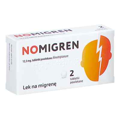 Nomigren lek na migrenę tabletki powlekane 2  od CHANELLE MEDICAL PZN 08304358