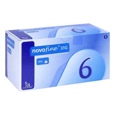 Novofine 6 Kanülen 0,25x6 mm 100 szt. od B2B Medical GmbH PZN 11049110
