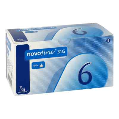 Novofine 6 Kanuelen 0,25x6mm 100 szt. od kohlpharma GmbH PZN 08769289
