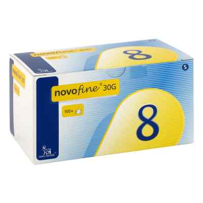 Novofine 8 Kanülen 0,30x8 mm 100 szt. od axicorp Pharma GmbH PZN 05560519