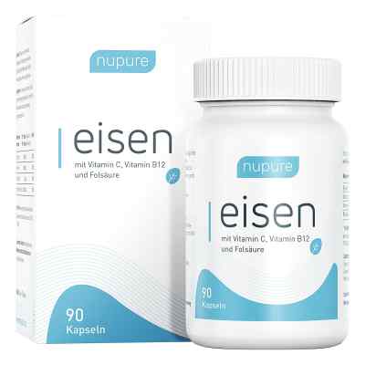 Nupure Eisen plus Vitamin C+b12+folsäure Kapseln 90 szt. od AixSwiss B.V. PZN 16679761