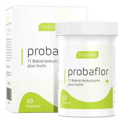 Nupure probaflor Probiotikum magensaftresistent   Kapseln 60 szt. od AixSwiss B.V. PZN 15399806