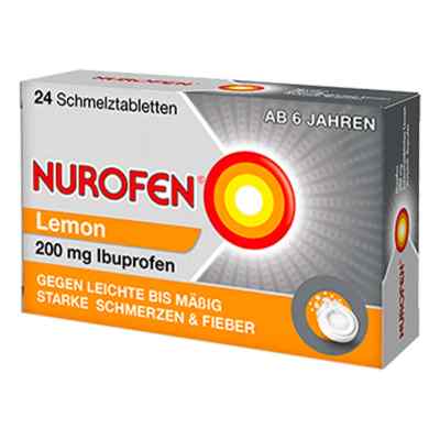 Nurofen 200 mg tabletki o smaku cytrynowym 24 szt. od Reckitt Benckiser Deutschland GmbH PZN 11550548
