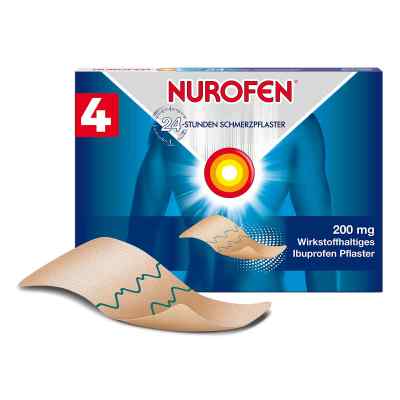 Nurofen 24-stunden Schmerzpflaster 200 mg 4 szt. od Reckitt Benckiser Deutschland Gm PZN 06586975