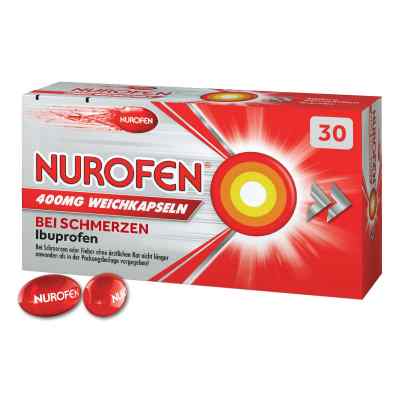 NUROFEN 400 mg kapsułki miękkie (ibuprofen) 30 szt. od Reckitt Benckiser Deutschland GmbH PZN 18065810