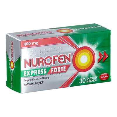 Nurofen Express Forte kapsułki 30 od RECKITT BANCKISER HEALTH CARE INTERNATIONAL PZN 08301278