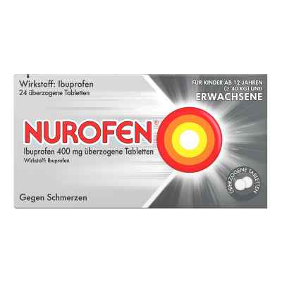 Nurofen ibuprofen 400 mg tabletki powlekane 24 szt. od Reckitt Benckiser Deutschland GmbH PZN 08794436
