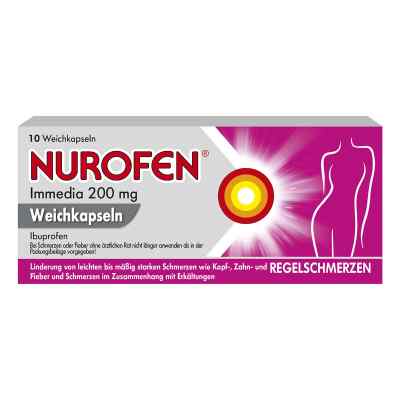Nurofen Immedia 200 mg kapsułki miękkie 10 szt. od Reckitt Benckiser Deutschland Gm PZN 00146519