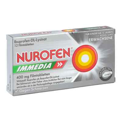 Nurofen Immedia 400 mg Filmtabl. 12 szt. od Reckitt Benckiser Deutschland Gm PZN 08794442
