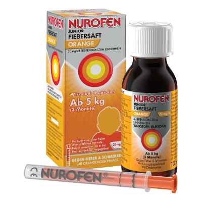 Nurofen Junior Fiebersaft Orange 20 Mg/ml 100 ml od Reckitt Benckiser Deutschland Gm PZN 16205690