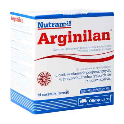 Nutramil Arginilan saszetki smak cytrynowy 14  od OLIMP LABORATORIES PZN 08300595