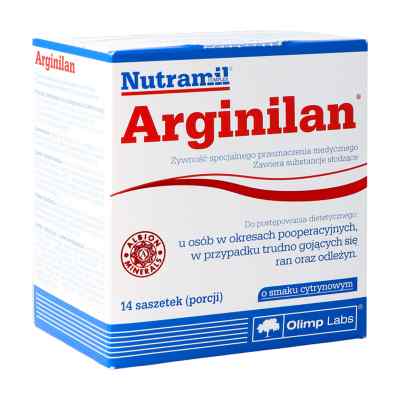 Nutramil Arginilan saszetki smak cytrynowy 14 od OLIMP LABORATORIES PZN 08300595