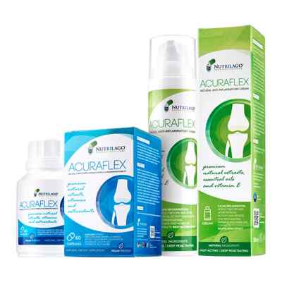 Nutrilago Acuraflex Komplett 60 kapsułki +100ml krem 1 szt. od Nutrilago GmbH PZN 17520985