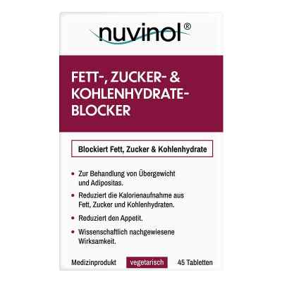 Nuvinol Bloker tłuszczu, cukru i węglowodanów w tabletkach 45 szt. od R(h)ein Nutrition & Health GmbH PZN 20161277