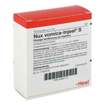 Nux Vomica Injeele S Ampułki