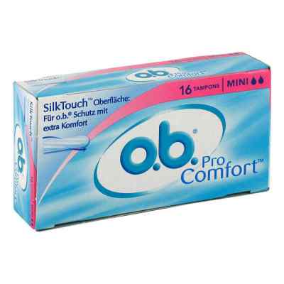 O.b. tampony ProComfort mini 16 szt. od Johnson & Johnson GmbH PZN 00723767