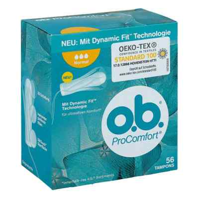 O.b. tampony ProComfort normal 56 szt. od Johnson & Johnson GmbH PZN 01021760