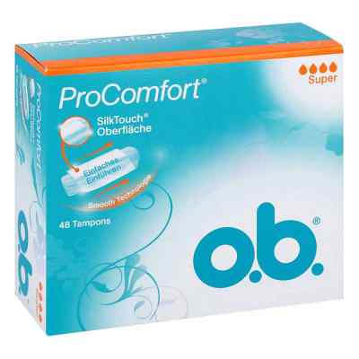 O.b. tampony ProComfort super 48 szt. od Johnson & Johnson GmbH PZN 01021748